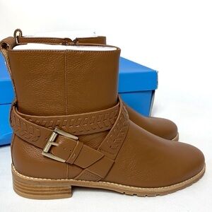 Jack Rogers Eliza moto bootie in Luggage 7.5